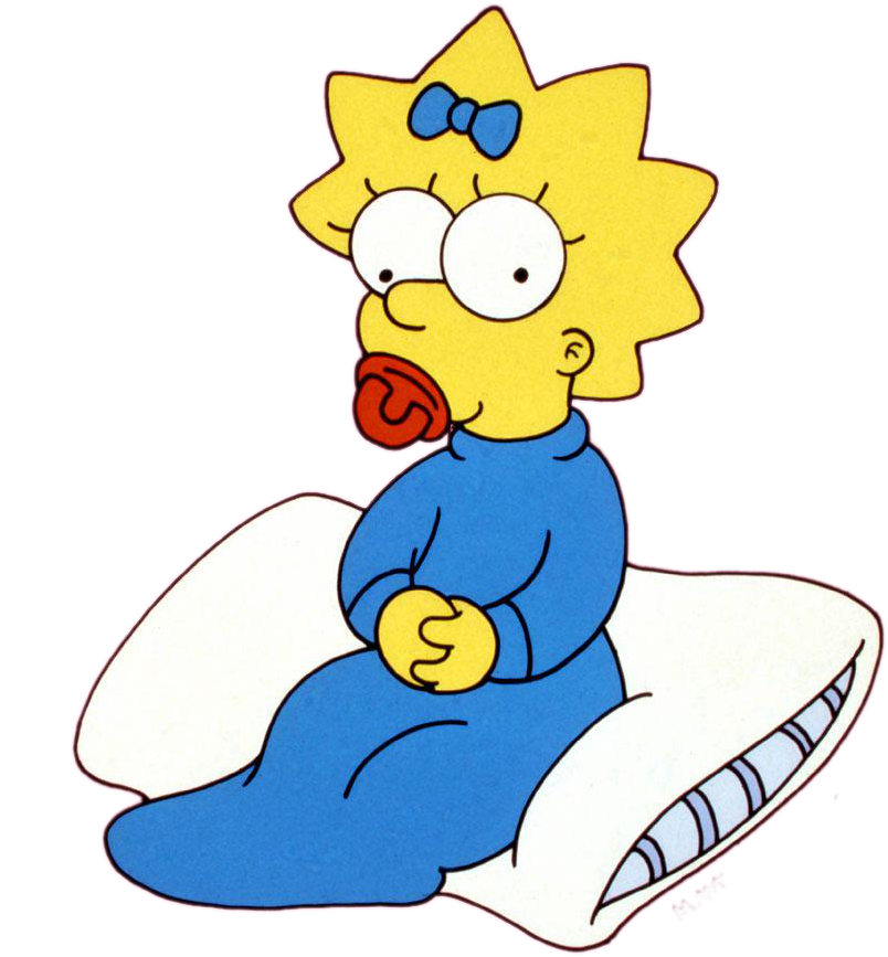 Maggiesimpson - Maggie Simpson (893x1024), Png Download