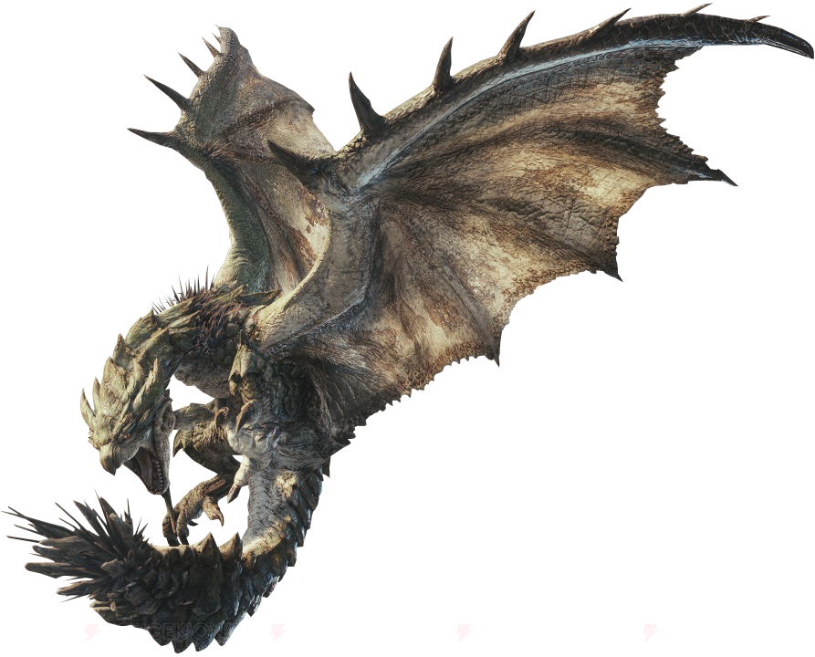 Anime, Capcom, Monster Hunter - Rathian Monster Hunter World (893x720), Png Download