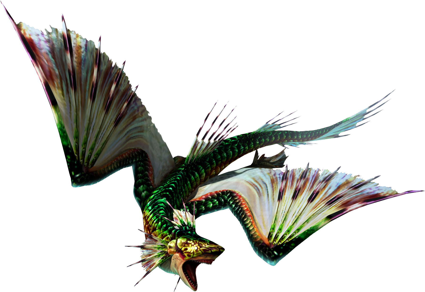 View Samegoogleiqdbsaucenao Mh3u-green Plesioth Render - Monster Hunter Plesioth (1804x1241), Png Download