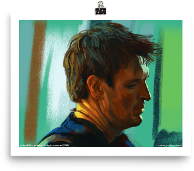 Image Of Nathan Drake On The Hot Seat - Nathan Drake (1000x1000), Png Download