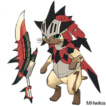 ~~~areas/maps~~~ - Monster Hunter Palico Fanart (350x350), Png Download