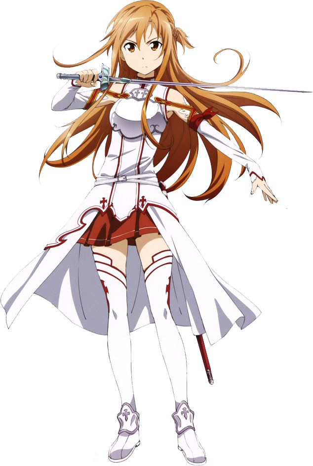 Asuna Vs Rias Gremory - Asuna Png (634x944), Png Download
