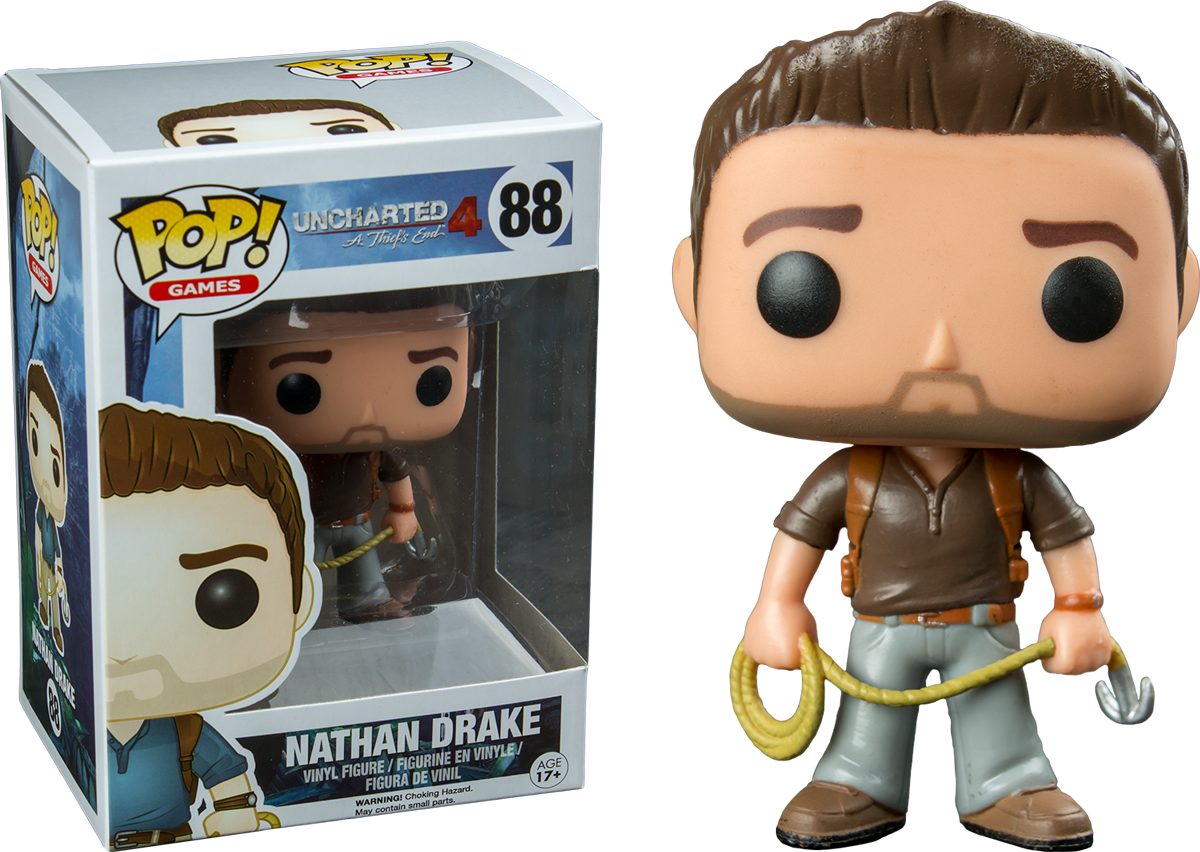 Uncharted - Funko Pop Uncharted 4 (1200x852), Png Download
