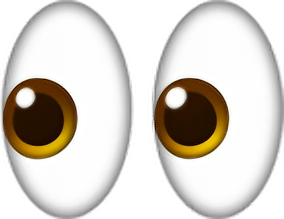 Report Abuse - Eyes Emoji Transparent (560x432), Png Download
