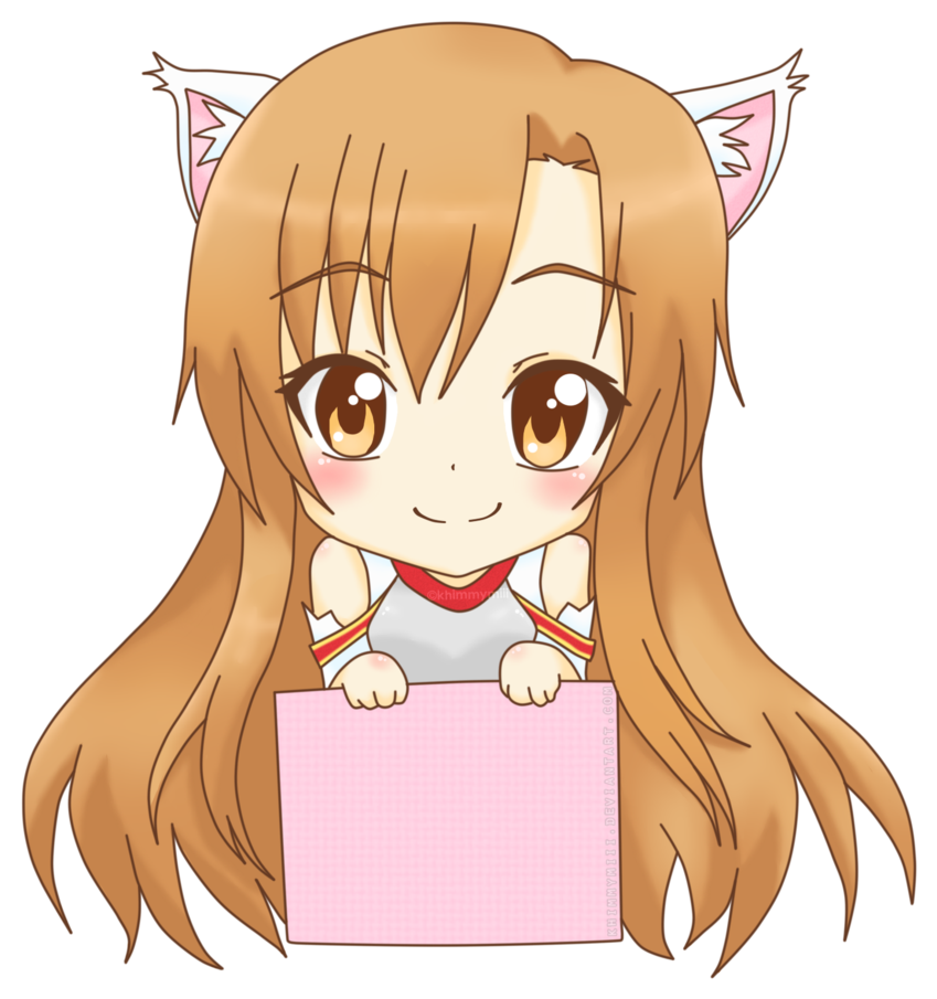 Asuna - Sword Art Online Chibi Asuna (800x858), Png Download