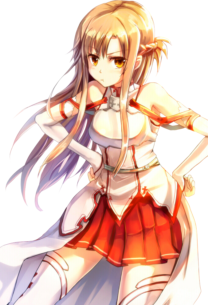 Asuna Render By Ownedchibi On Deviantart - Асуна Арт (677x991), Png Download