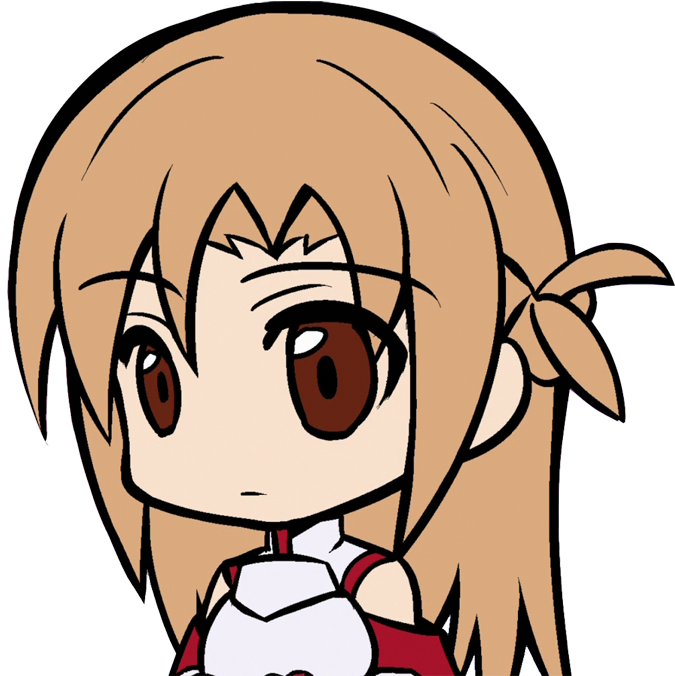 Chibi Asuna - Sword Art Offline Asuna (700x700), Png Download