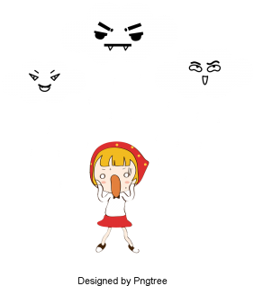 Beautiful Cool Cartoon Clouds Rain Weather, Beautiful, - Animation (360x360), Png Download