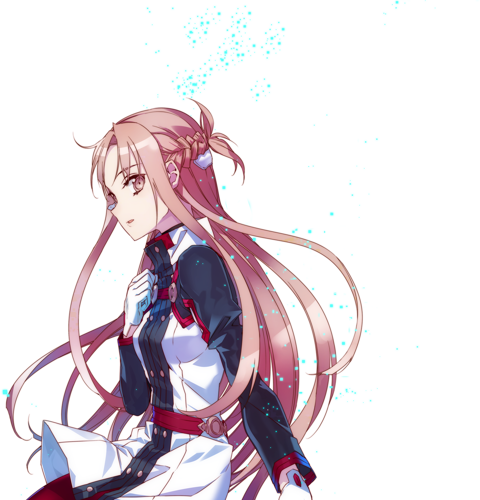 Asuna From The Recent Sao Movie Announcement - Asuna In The Movie (2000x1600), Png Download