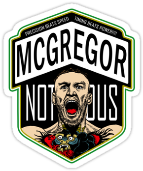 The Notorious "ufc, Conor Mcgregor" Luchador Irlandés - Conor Mcgregor Notorious Tshirt (365x350), Png Download