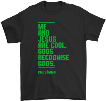 Conor Mcgregor Gods Tee - Shirt (480x480), Png Download