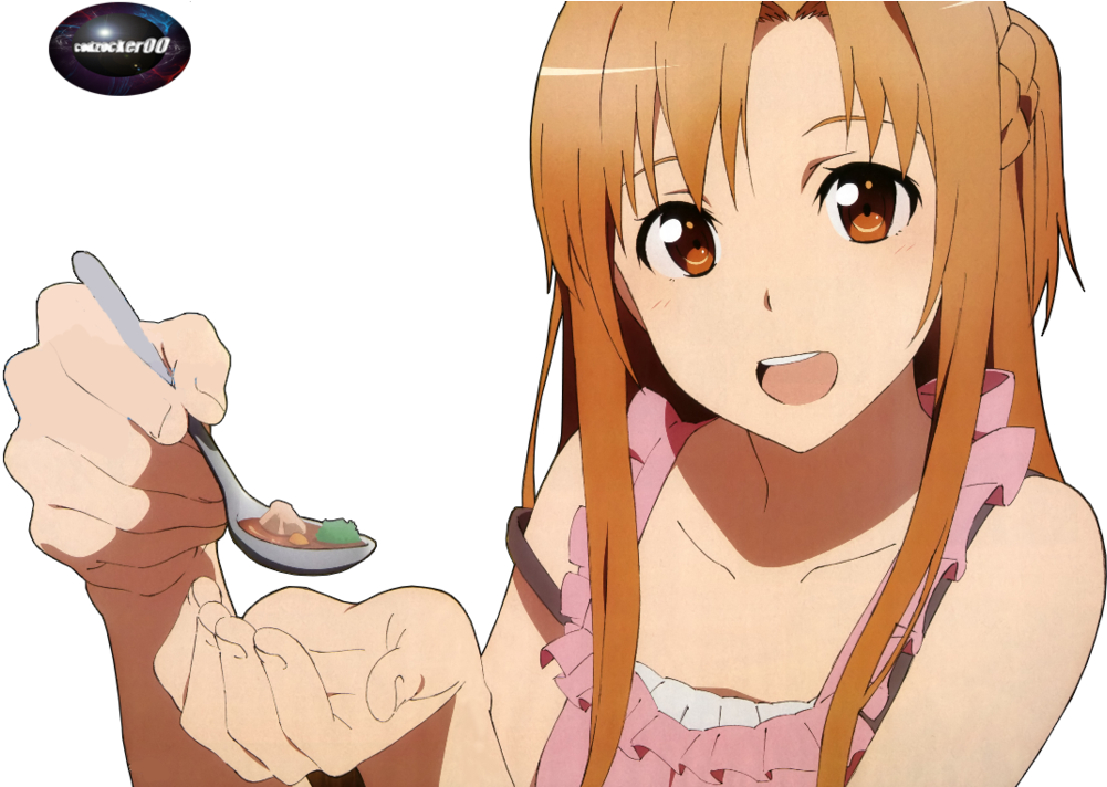 Say Ah Chan - Asuna Sword Art Online Render (1024x711), Png Download
