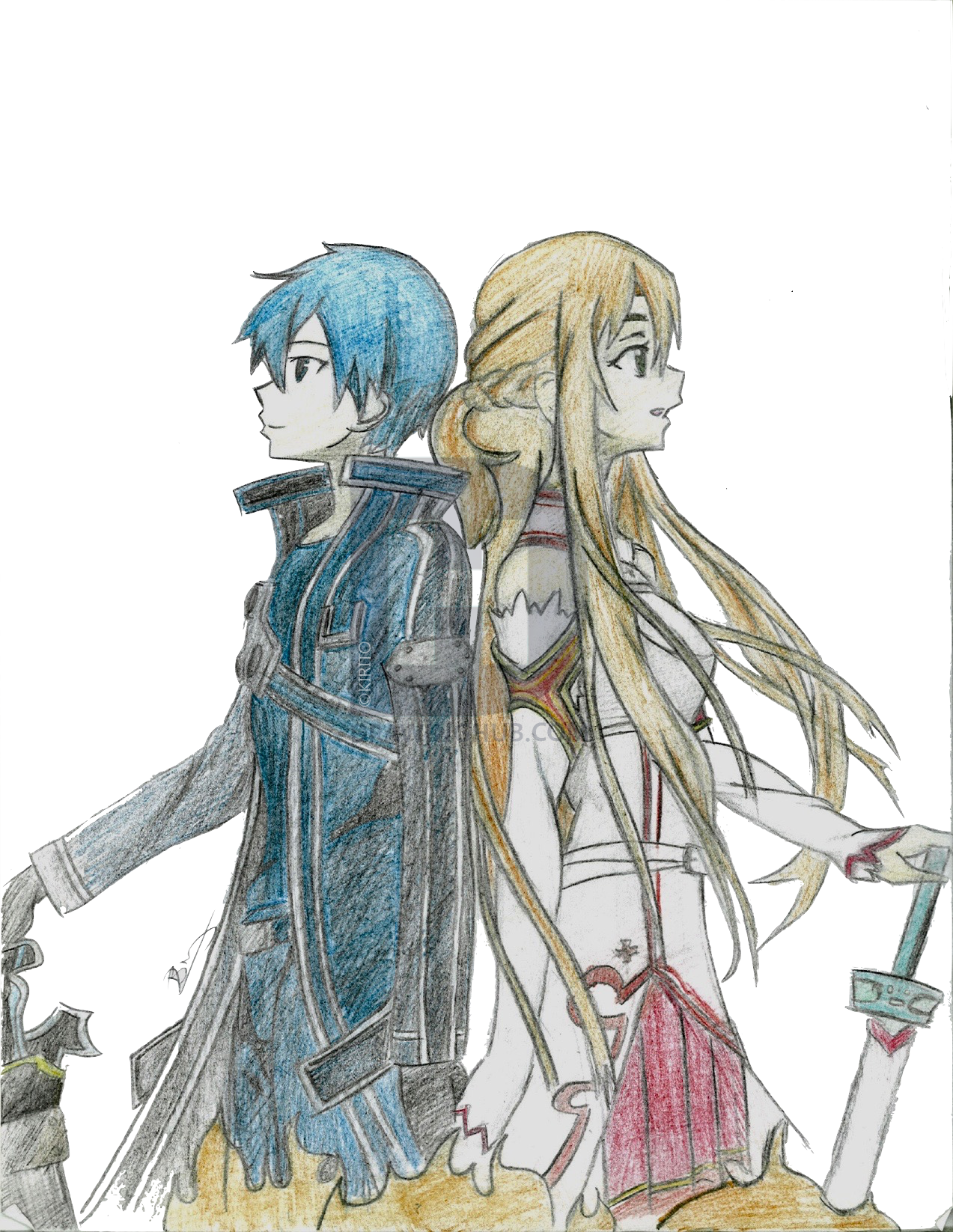 Sword Art Online - Kirito (1273x1646), Png Download