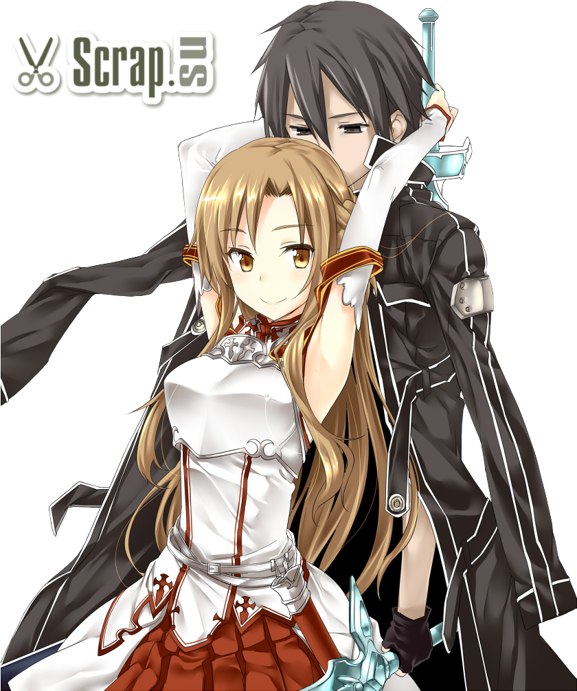 Manga Sword Art Online Anime (839x1024), Png Download