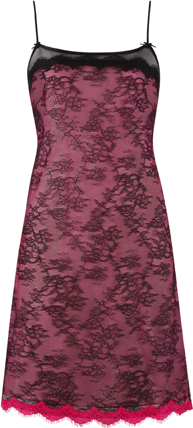 Lea- Nuisette Toute Dentelle - Cocktail Dress (523x845), Png Download