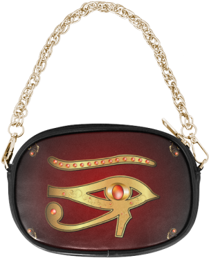 The All Seeing Eye Chain Purse - Gold Star Black Purse (500x500), Png Download
