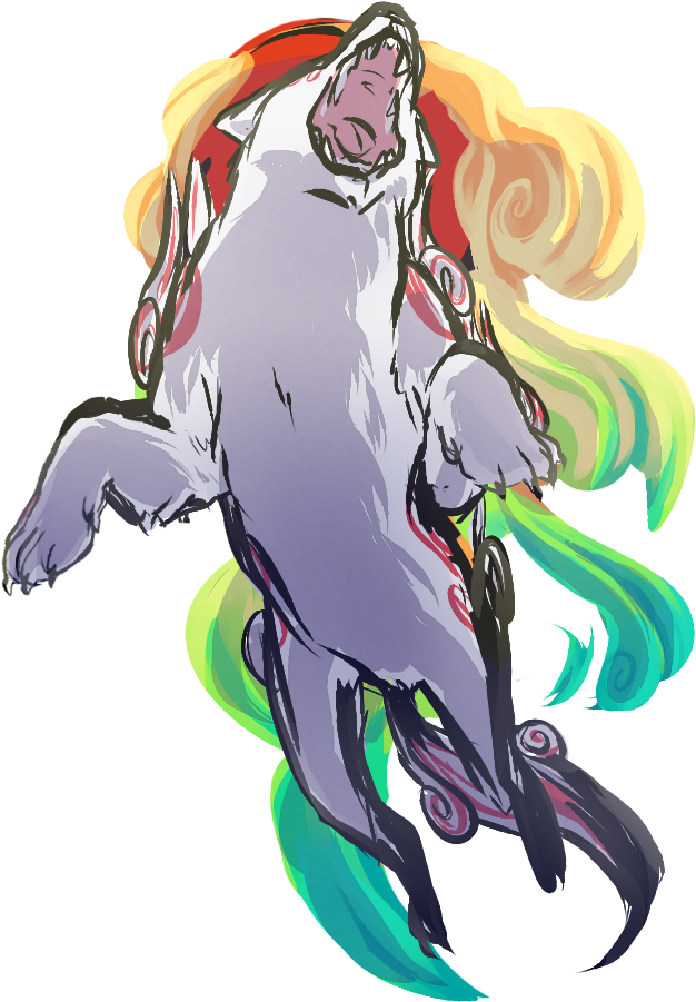 A Floating Island In The Sky Starryscales - Amaterasu Rainbow Dash (639x912), Png Download