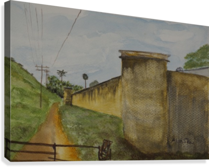 Barracks Compound- Norfolk Island - Printing (429x343), Png Download