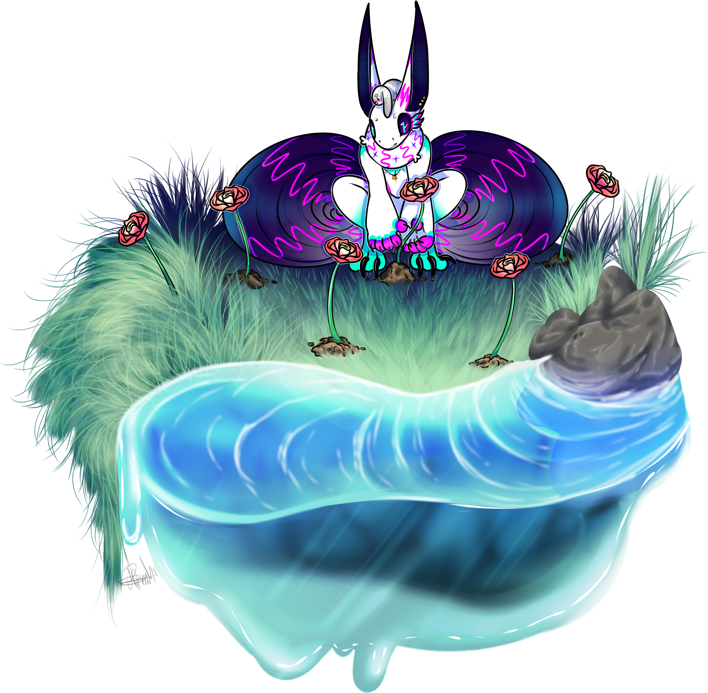 Eyyyy Floating Island - Illustration (2500x2500), Png Download