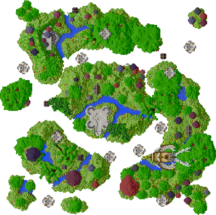 Overhead - Map (730x725), Png Download