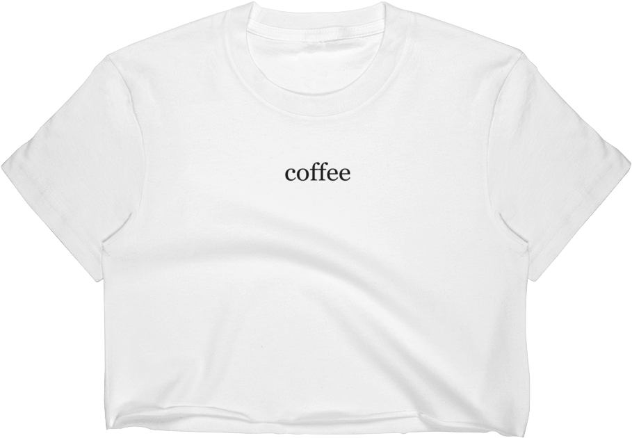 The Latte Crop Top - Crop Top Mock Up (1000x1000), Png Download