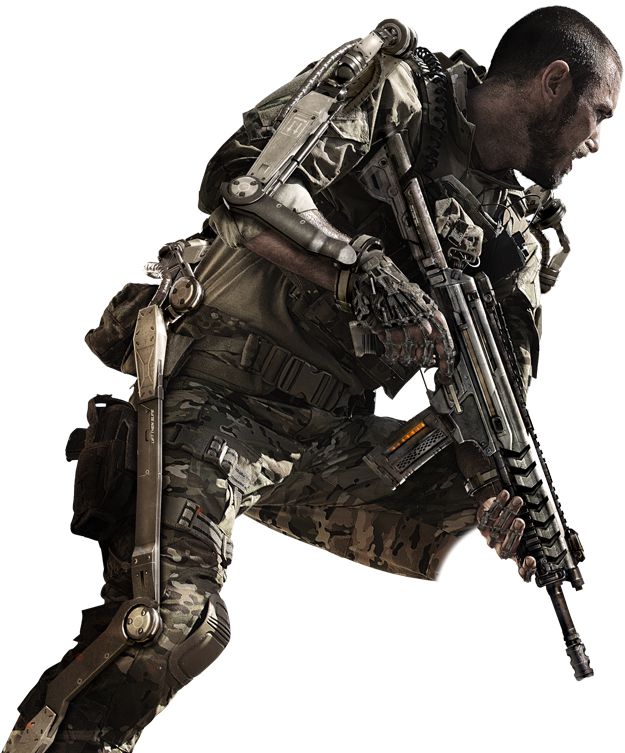 Call Of Duty Advanced Warfare Picture Png - Call Of Duty Advanced Warfare Png (679x786), Png Download