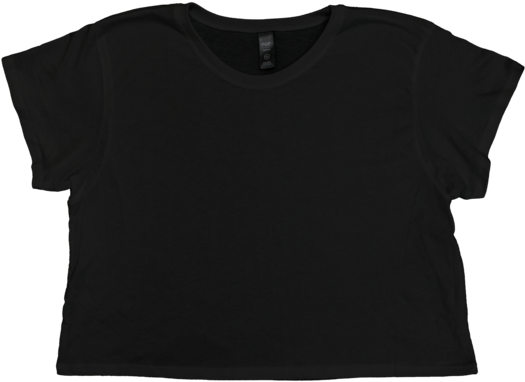 Perfect Crop Top - Black Crop Top Png (600x600), Png Download
