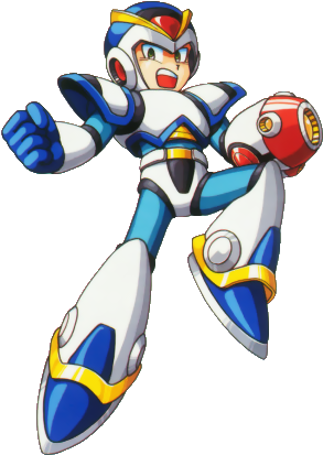 Mega Man X Png - Mega Man X Full Armor (300x421), Png Download