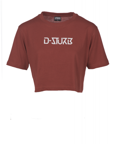 D Sturb Red Crop Top - Born To Rage (500x500), Png Download