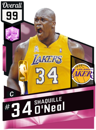 Shaquille O'neal - Pink Diamond Kevin Love (325x475), Png Download