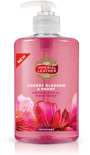 Cherry Blossom & Peony Hand Wash - Imperial Leather Cherry Blossom & Peony Hand Wash (400x600), Png Download