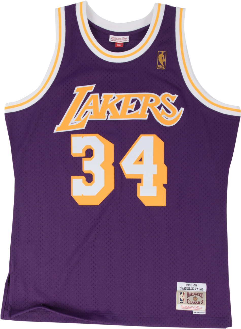 Magic Johnson Mitchell Ness Swingman (1400x1400), Png Download