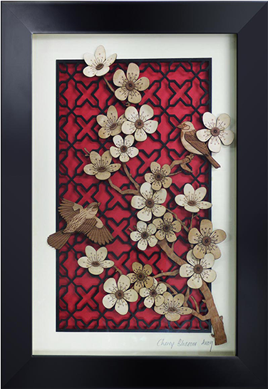 2-d Art Pieces - Cherry Blossom (600x600), Png Download