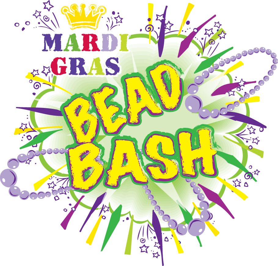Bead Bash - Mardi Gras Spirit Events (910x870), Png Download