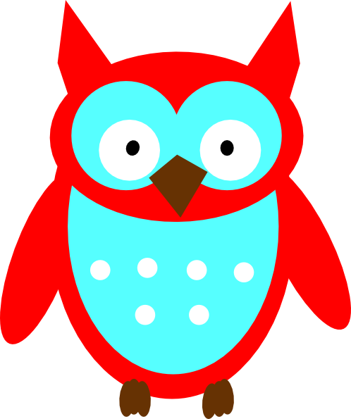 Owl Clip Art At Clker Com Vector - Owl Cartoon (498x595), Png Download