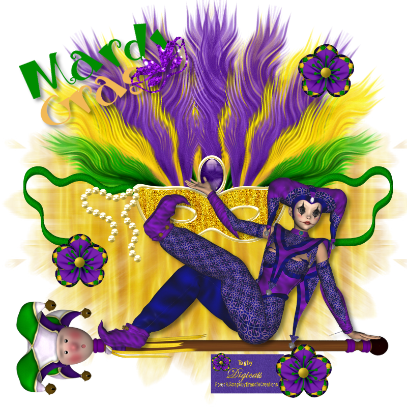 Brandi Gras - Illustration (800x800), Png Download