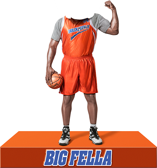 The General® Hits The Court With - Big Fella Uncle Drew (529x566), Png Download
