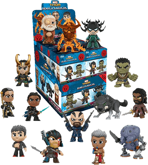 Marvel - Thor - Ragnarok - Mystery Mini Hot Topic Exclusive - Thor Ragnarok Mystery Minis (600x600), Png Download