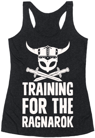 Training For The Ragnarok Racerback Tank Top - Ruth Ginsburg T Shirt (484x484), Png Download