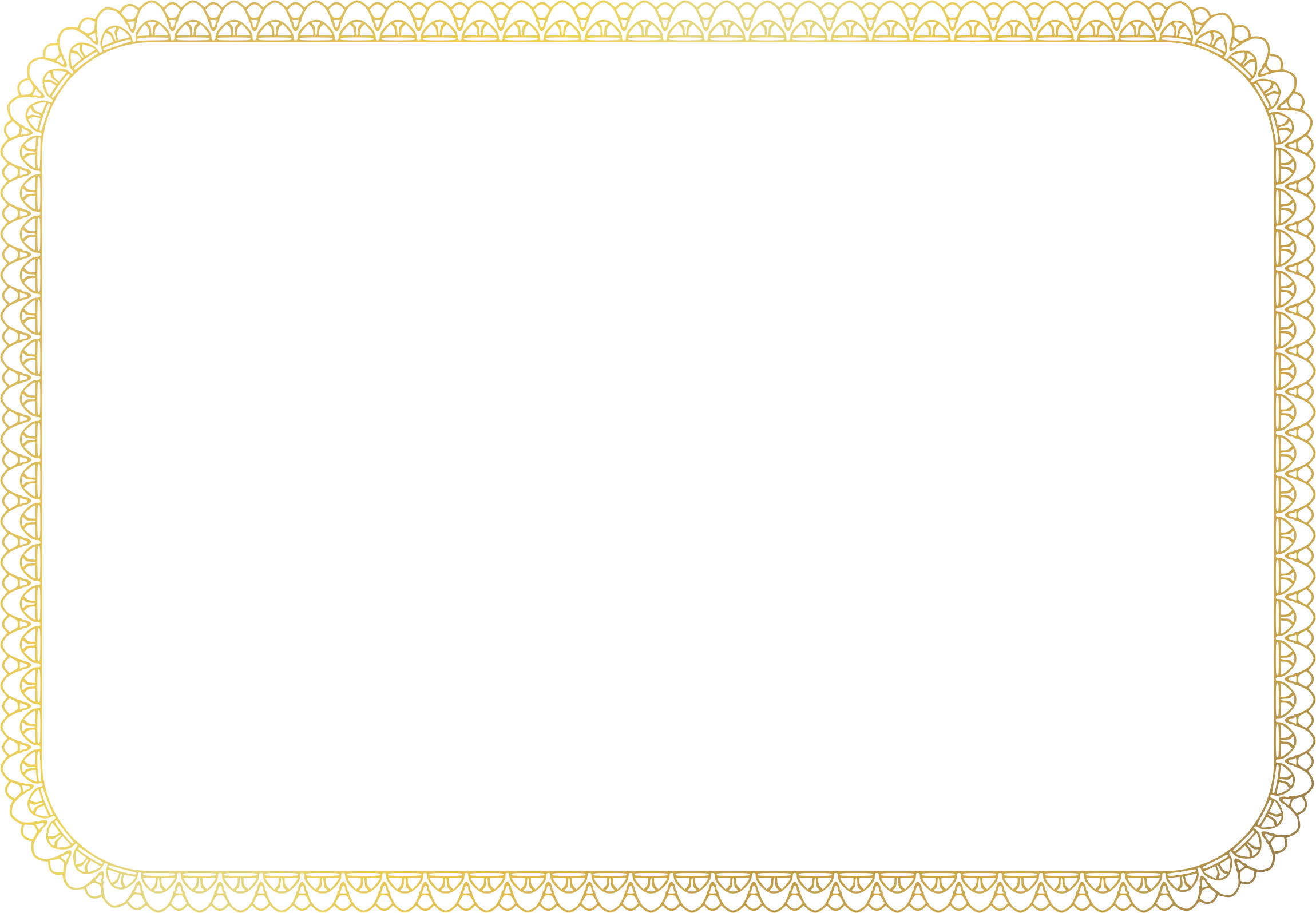 This Free Icons Png Design Of Certificate Border 2 (2300x1596), Png Download