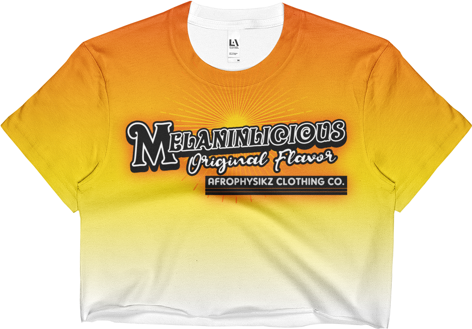 Image Of Melaninlicious Dye Sublimated Crop Top - Cute Aesthetic Crop Top (1000x1000), Png Download