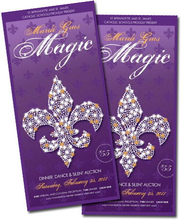 Mardi Gras Magic Gala Event - Mardi Gras Magic (396x472), Png Download