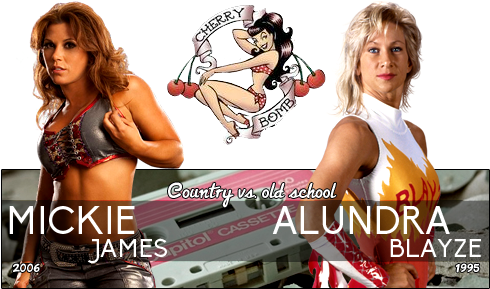 This Is A Match Between Two Of The Best Divas Of Their - Cherry Bomb Pin Up Decal Sticker Car Truck Retro Rockabilly (502x301), Png Download