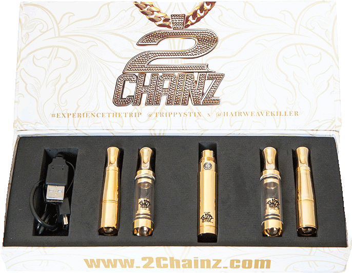 2 Chainz Vaporizer Collaboration - Trippy Stix Kit (750x592), Png Download