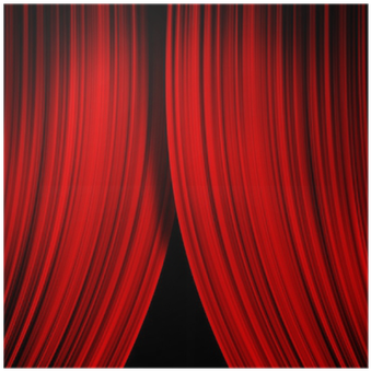 Theater Curtain (400x400), Png Download