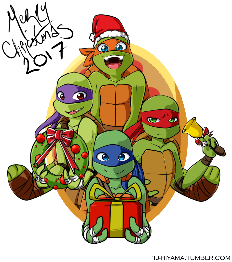 Funny Clip Art Tortoise Wearing Santa Clause Cap - Turtle (961x1082), Png Download
