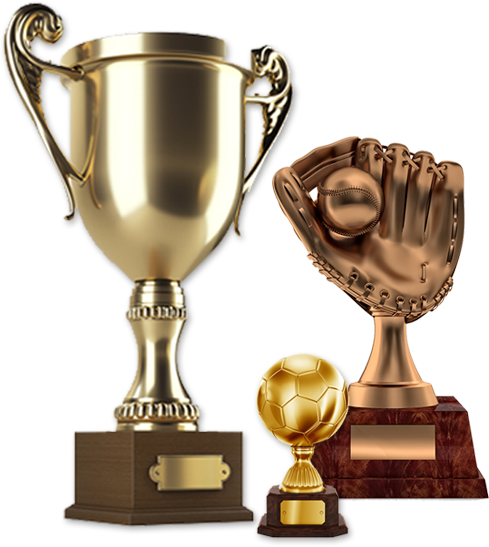 Trophies, Plaques, Medals & So Much More - Trophy (489x547), Png Download