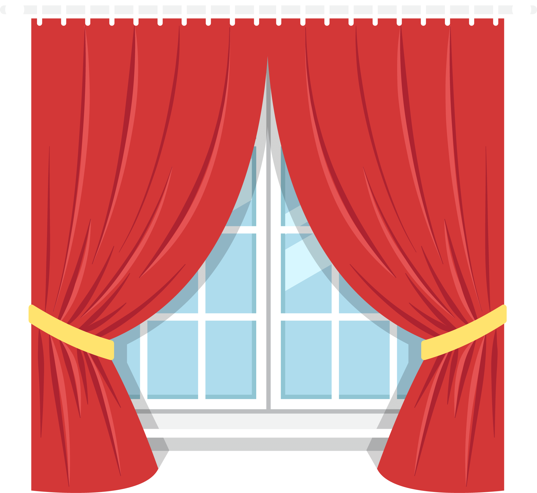 Drapery Cleaning Brooklyn Off - Curtain (2035x1867), Png Download