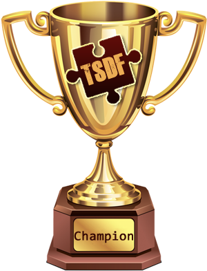 Tsdf Picture Puzzle Champion - Award Cup (400x400), Png Download