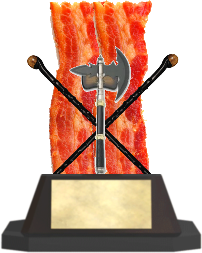 Axe Bacon Shillelagh Trophy - Axe Trophy (712x869), Png Download